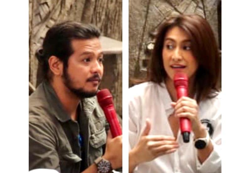 Ramon Y Tungka dan Davina Veronica. (Foto: Dok. Belantara Fpundation)