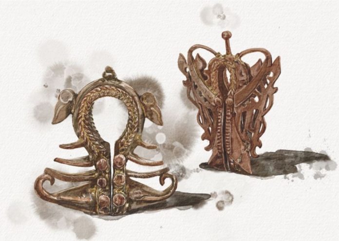 Tembega adalah satu di antara koleksi Museum Nasional Indonesia. Benda ini sudah sangat langka dan dibuat sebelum 1901. Tembega merupakan perhiasan telinga suku bangsa Bantik di Sulawesi Utara yang bentuknya merepresentasikan organ reproduksi perempuan dan bermakna kesuburan. (Foto: museumnasional.or.id)